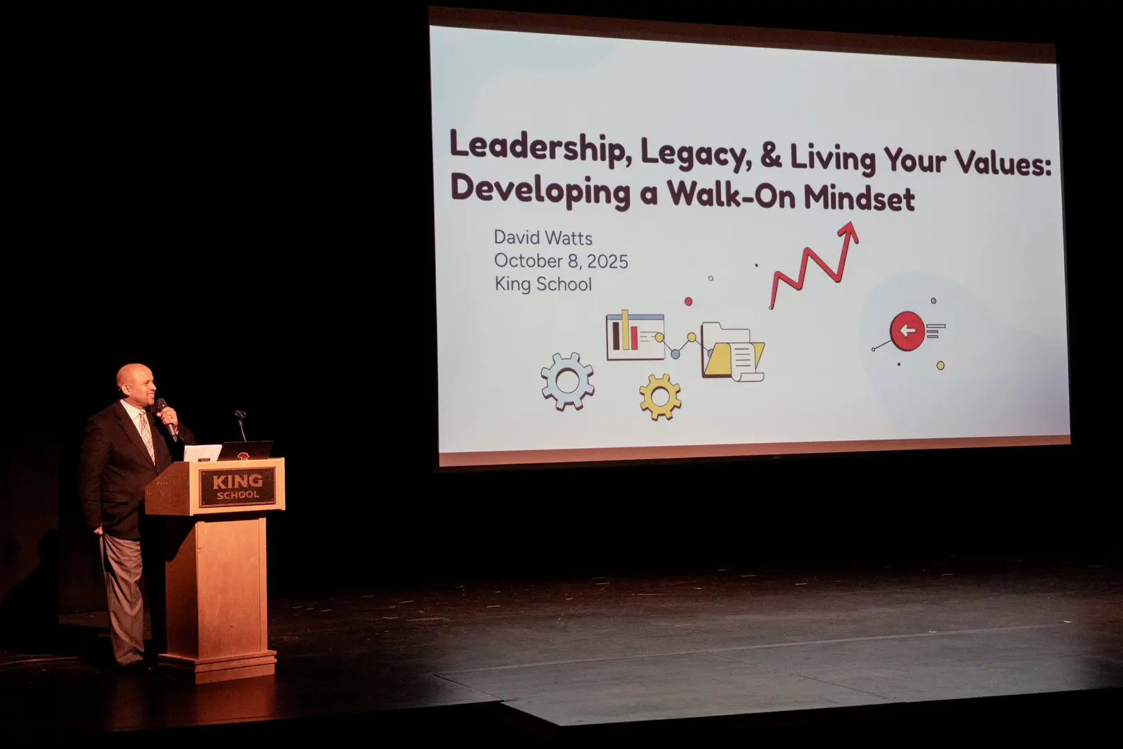 David Watts Inspires King Community to “Walk On” With Purpose and Perseverance