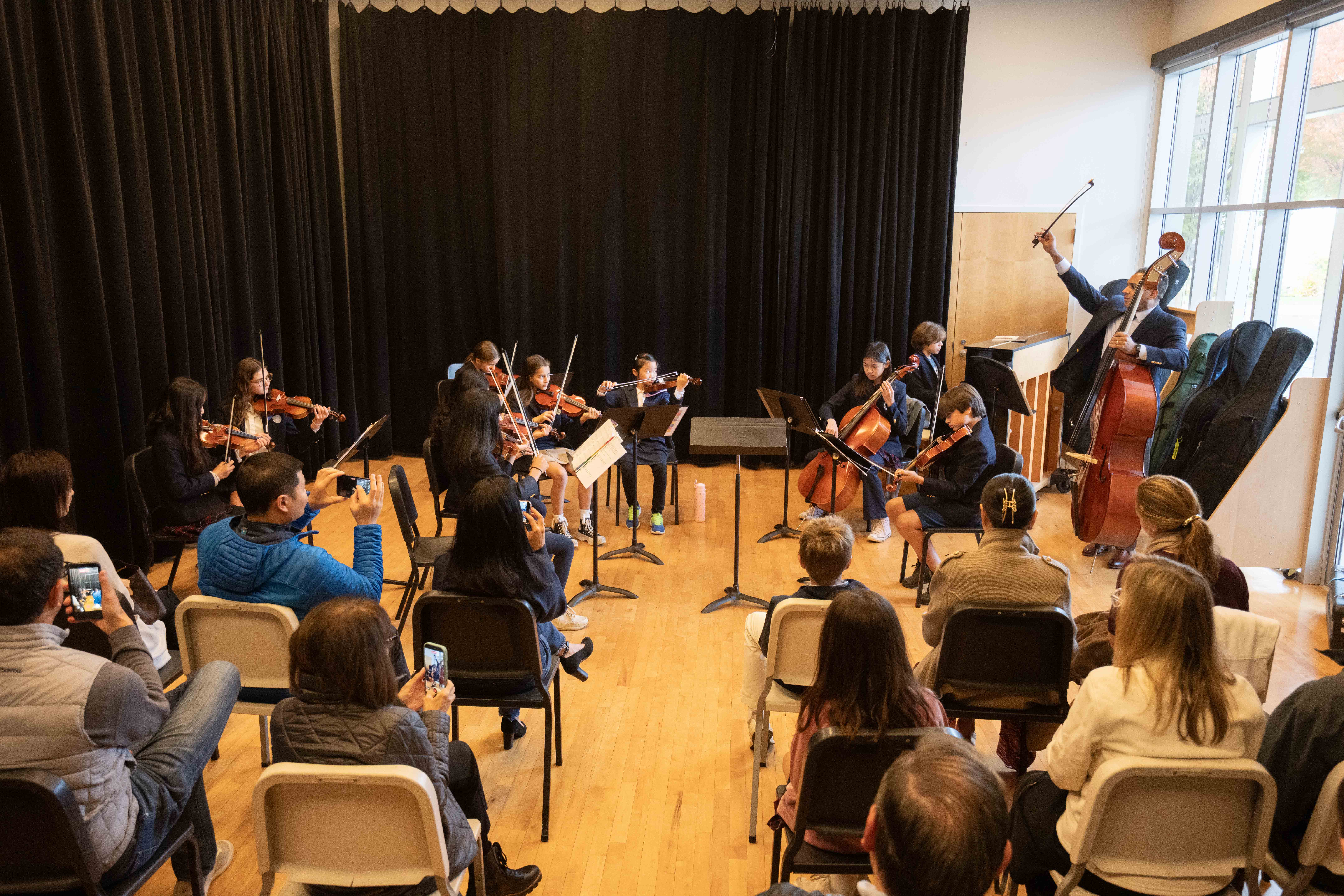 Middle School Strings Shine at Open Rehearsals